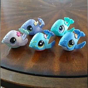 LPS Whale Lot of 5